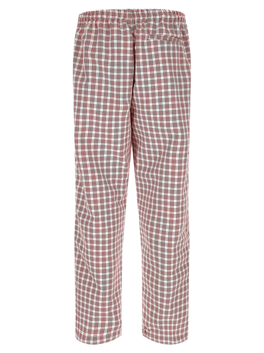 WILLY CHAVARRIA Red Polyester Casual Pants