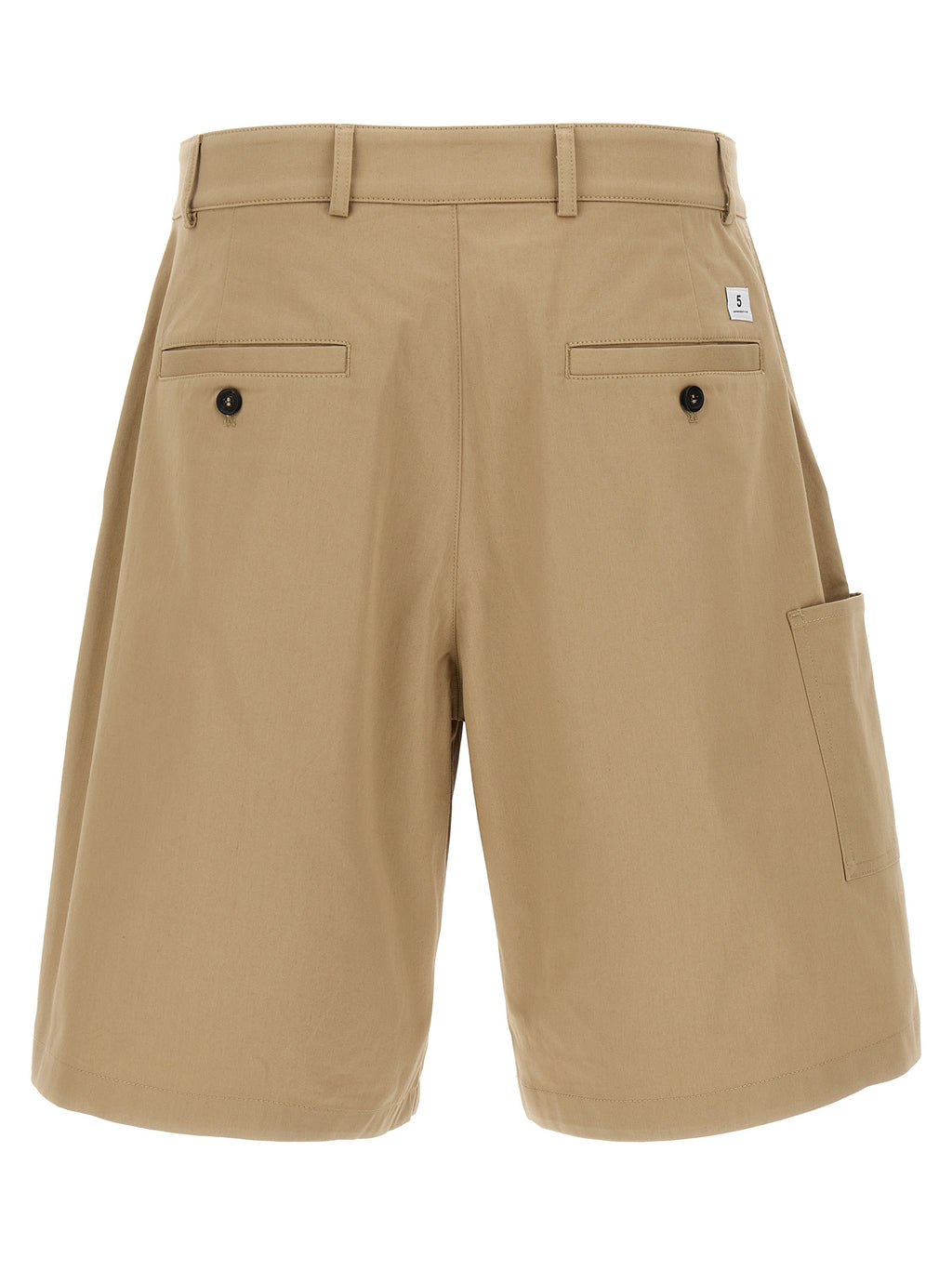 Department 5 Beige Cotton Bermuda Shorts