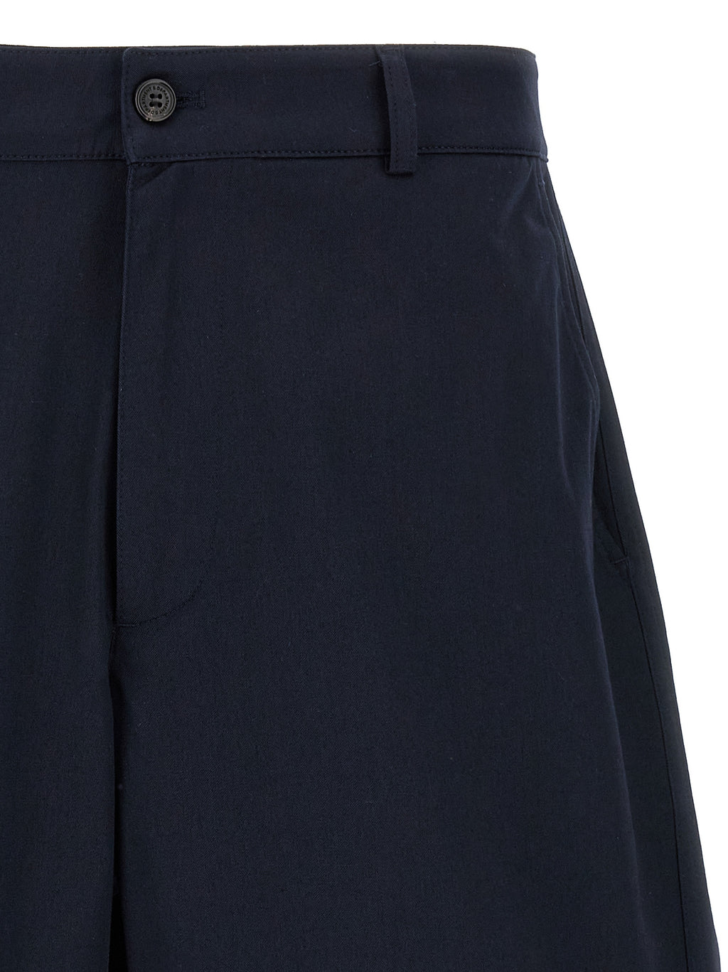 Department 5 Blue Cotton Bermuda Shorts