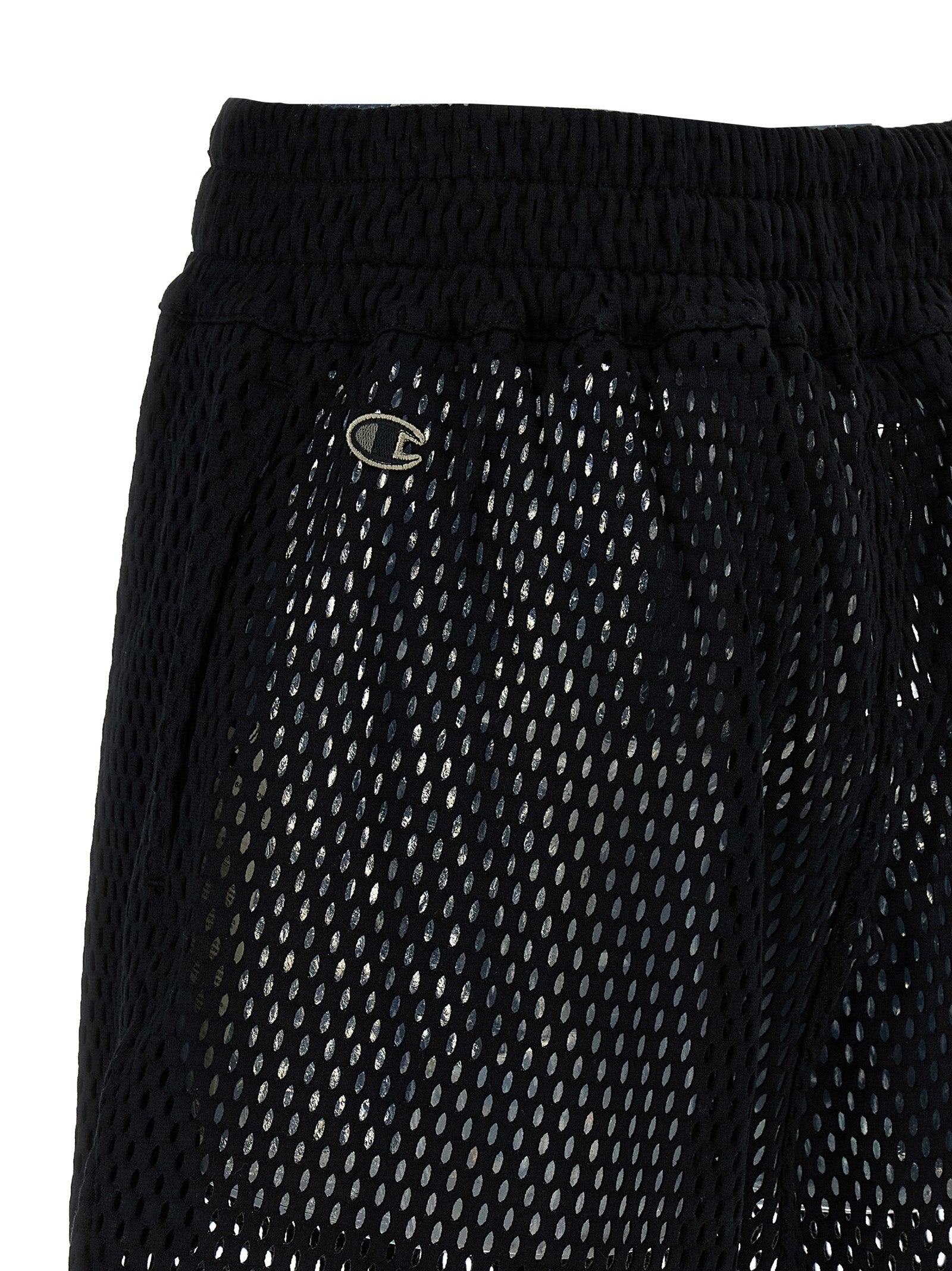 Rick Owens Black Cotton Bermuda Shorts