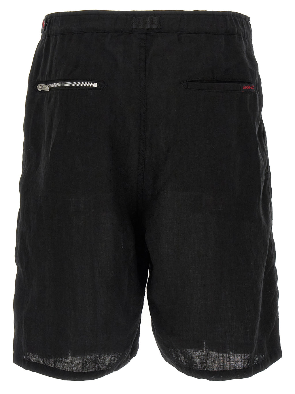 Undercover Black Linen Bermuda Shorts
