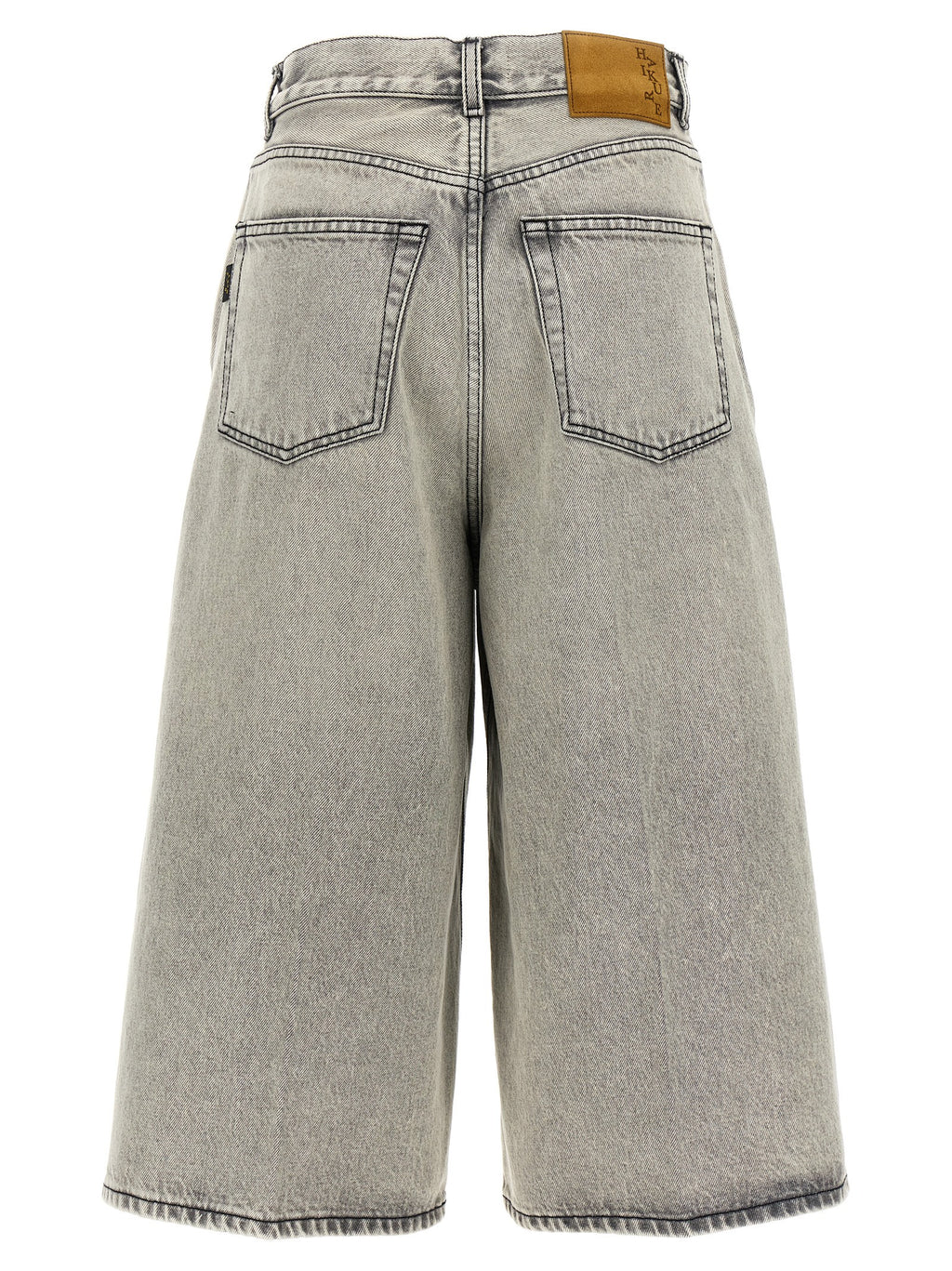 Haikure White Cotton Bermuda Shorts