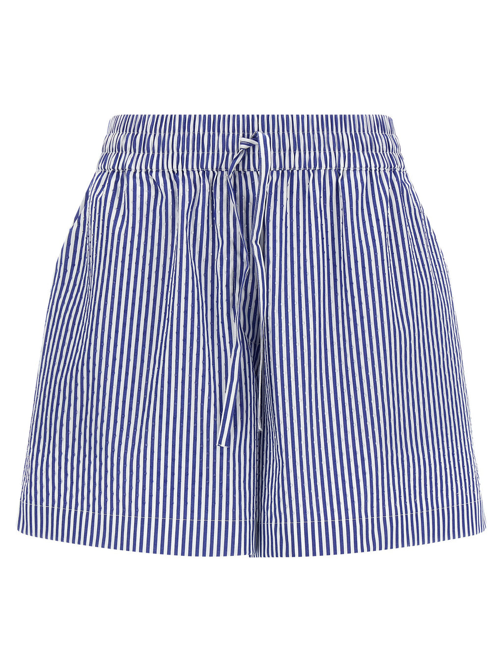 P.A.R.O.S.H. Blue Cotton Bermuda Shorts