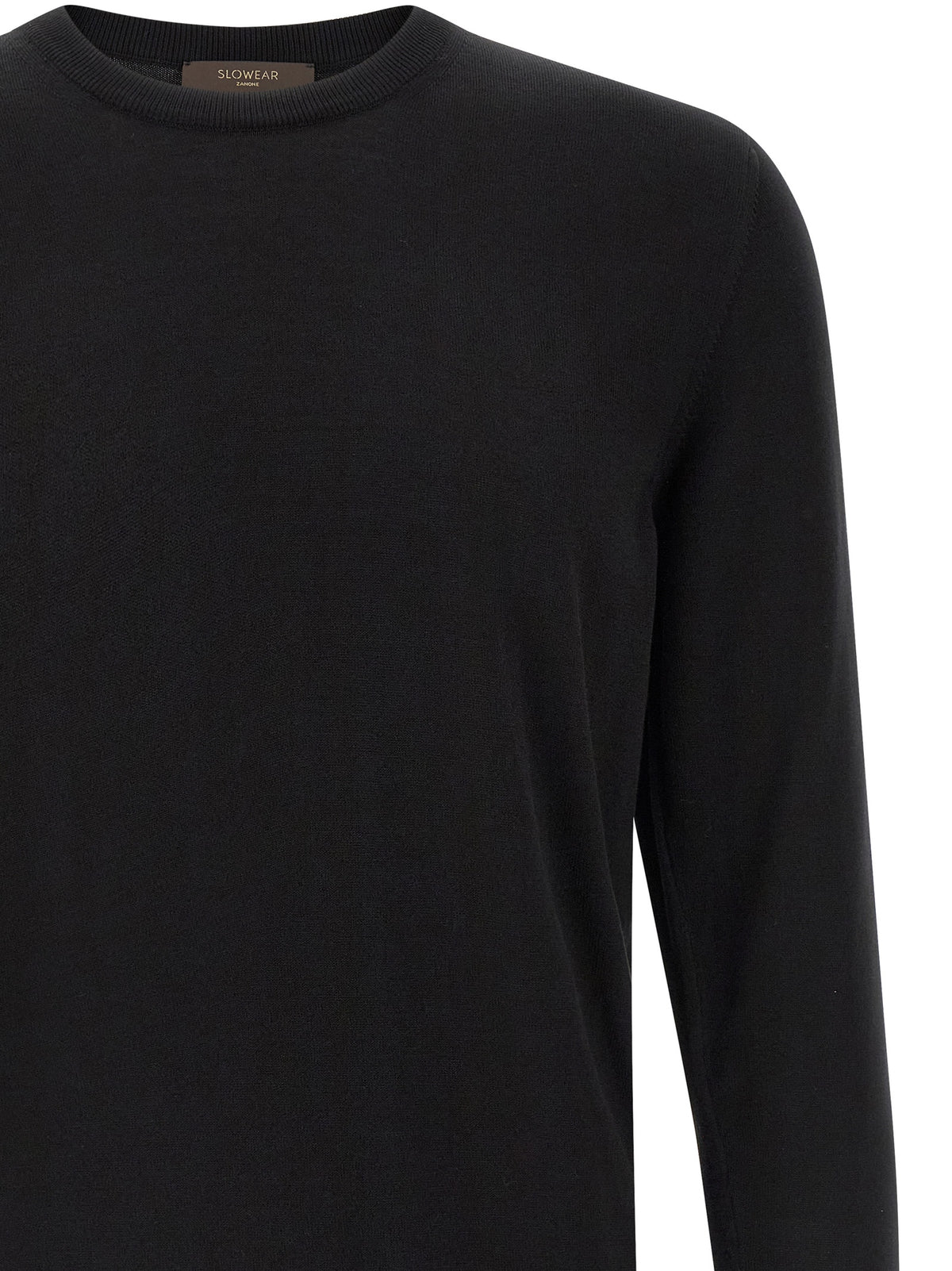 ZANONE Black Cotton Cardigan