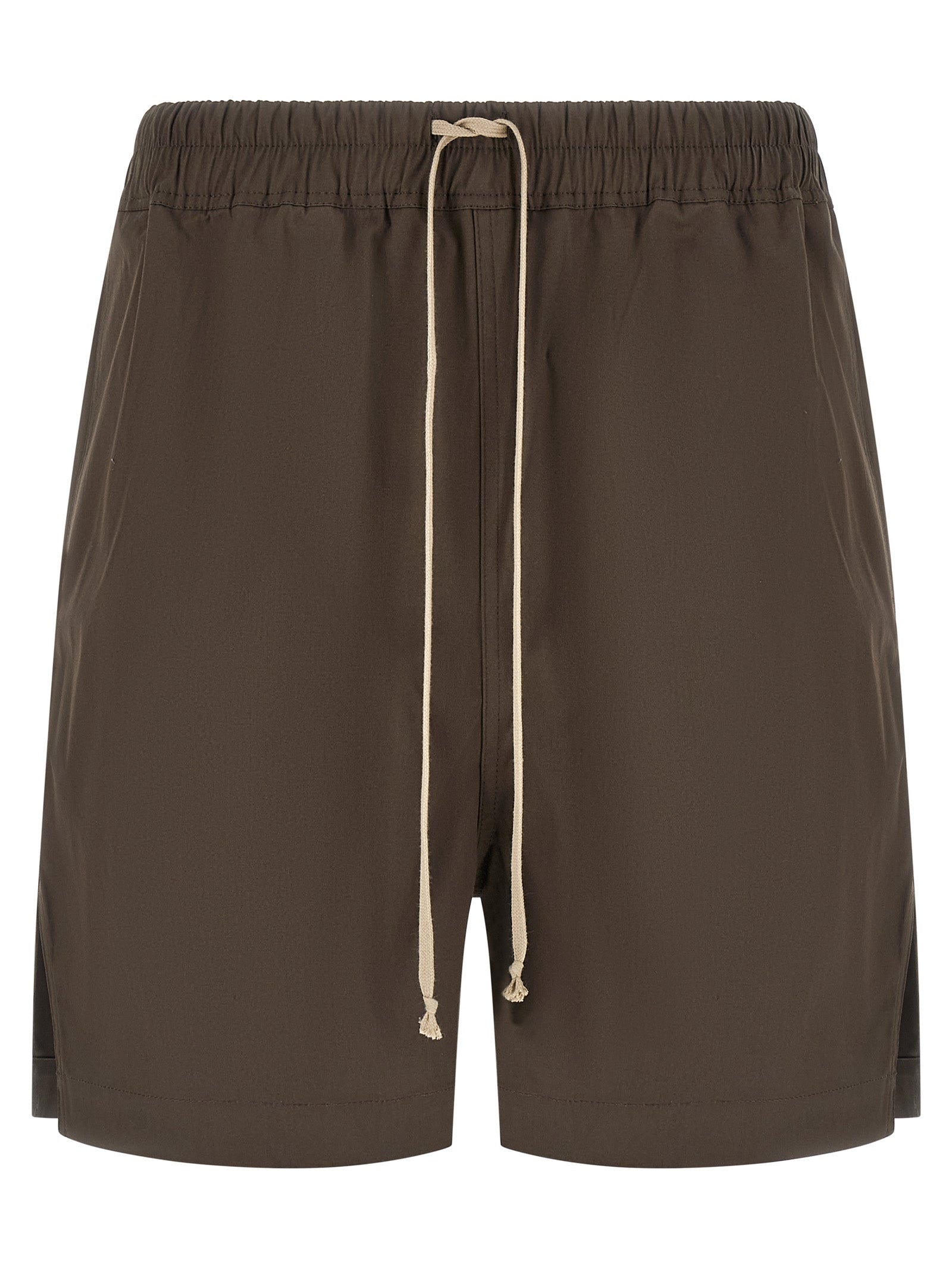 Rick Owens Brown Cotton Bermuda Shorts