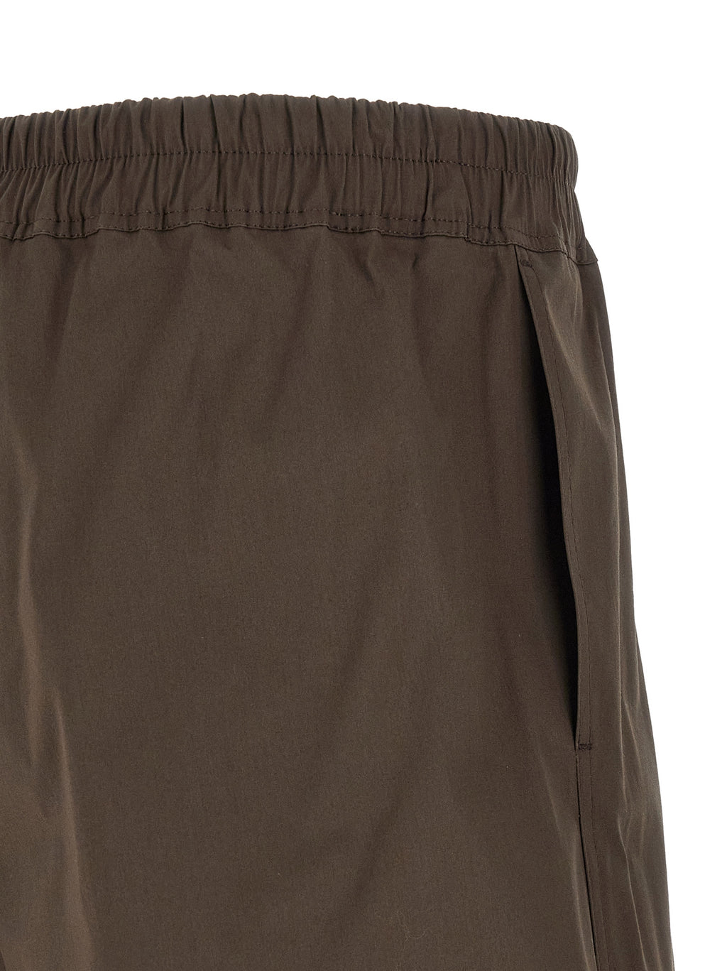 Rick Owens Brown Cotton Bermuda Shorts