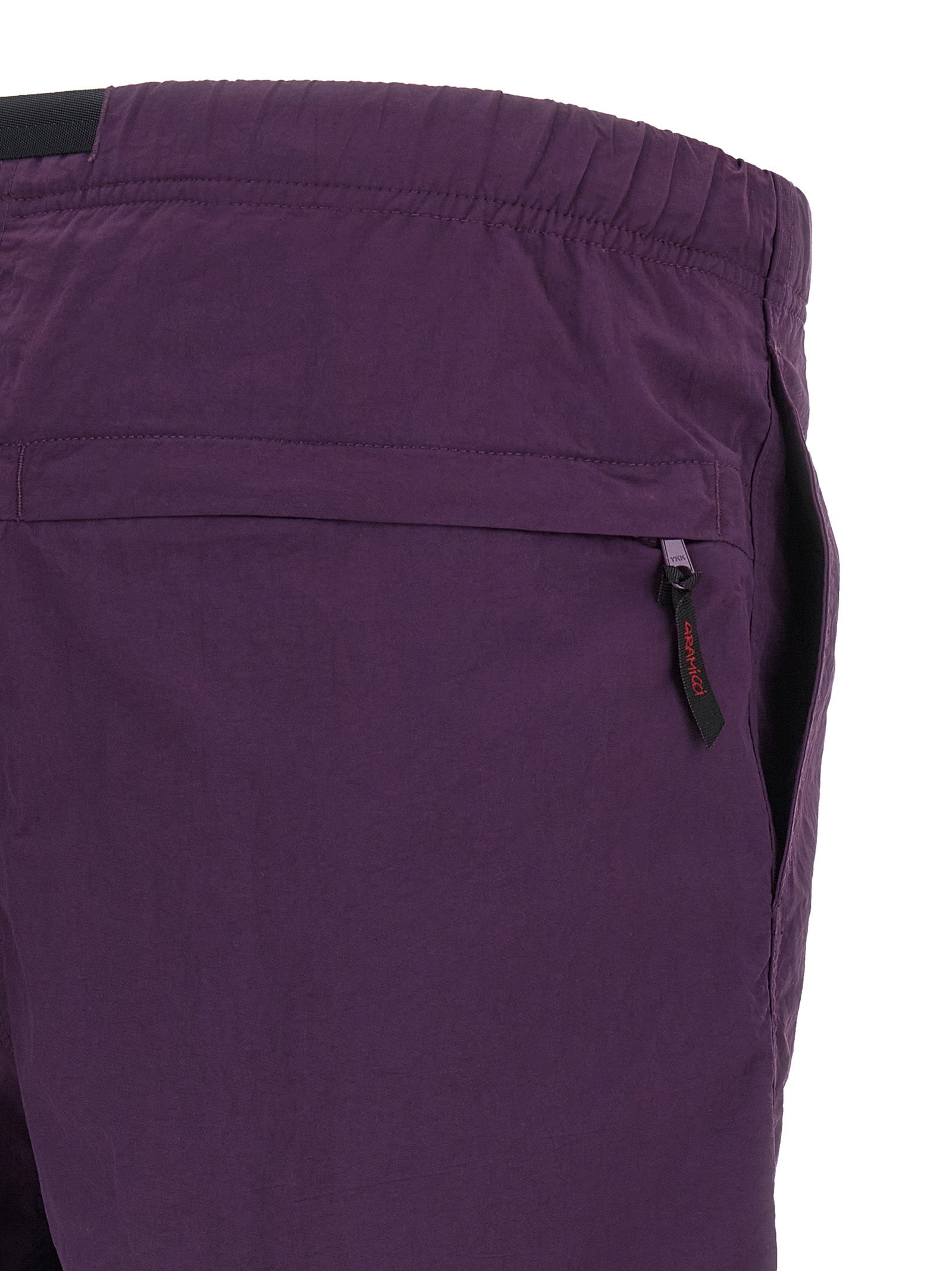 Gramicci Purple Nylon Bermuda Shorts