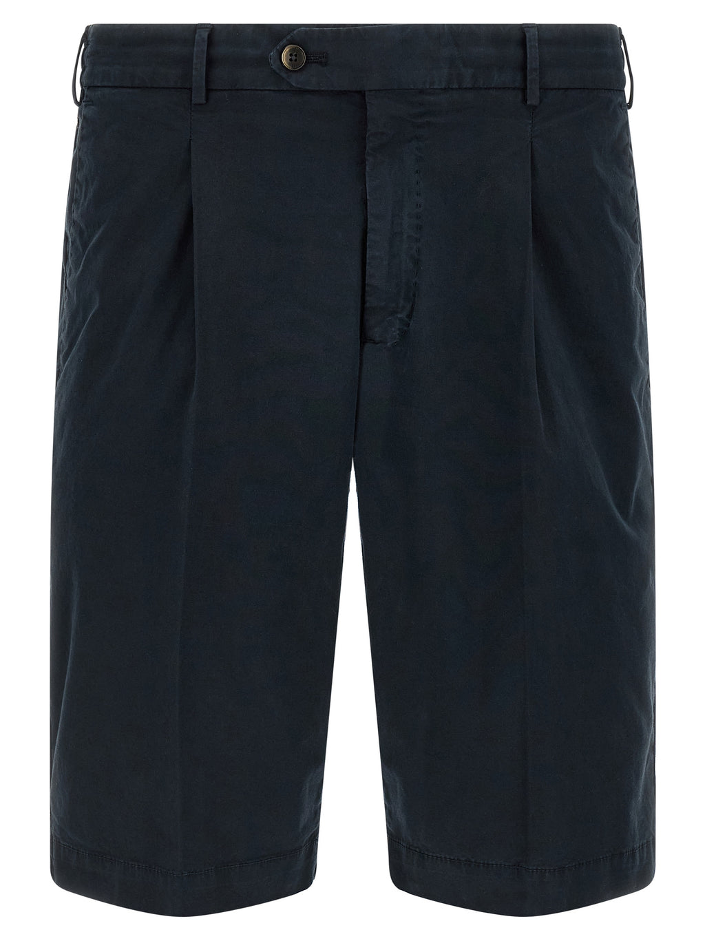 PT Torino Blue Cotton Bermuda Shorts