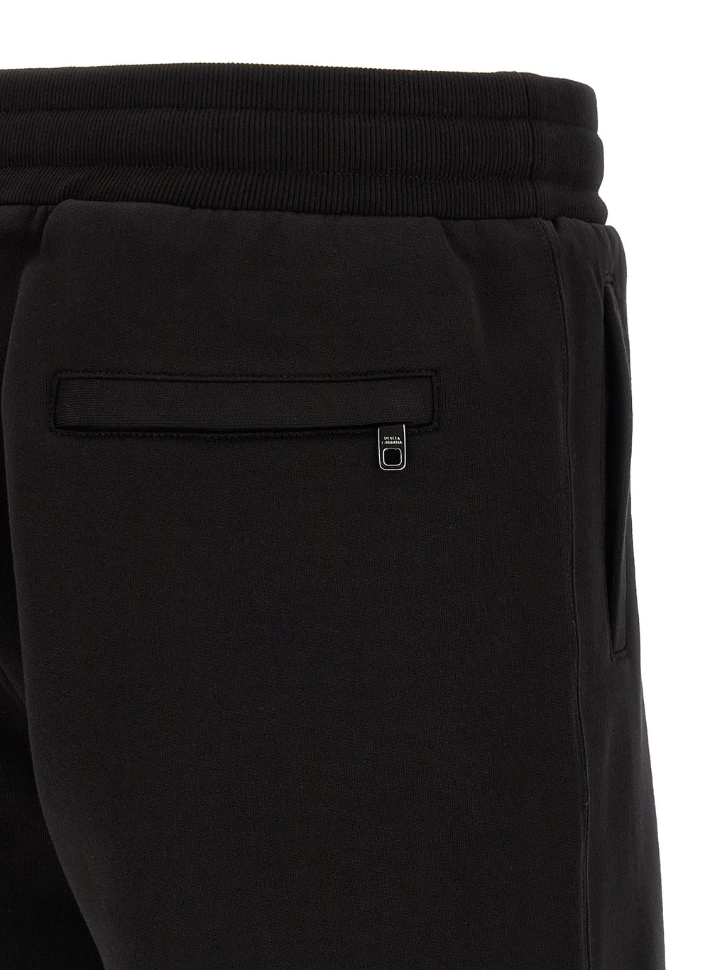 Dolce & Gabbana Black Cotton Bermuda Shorts