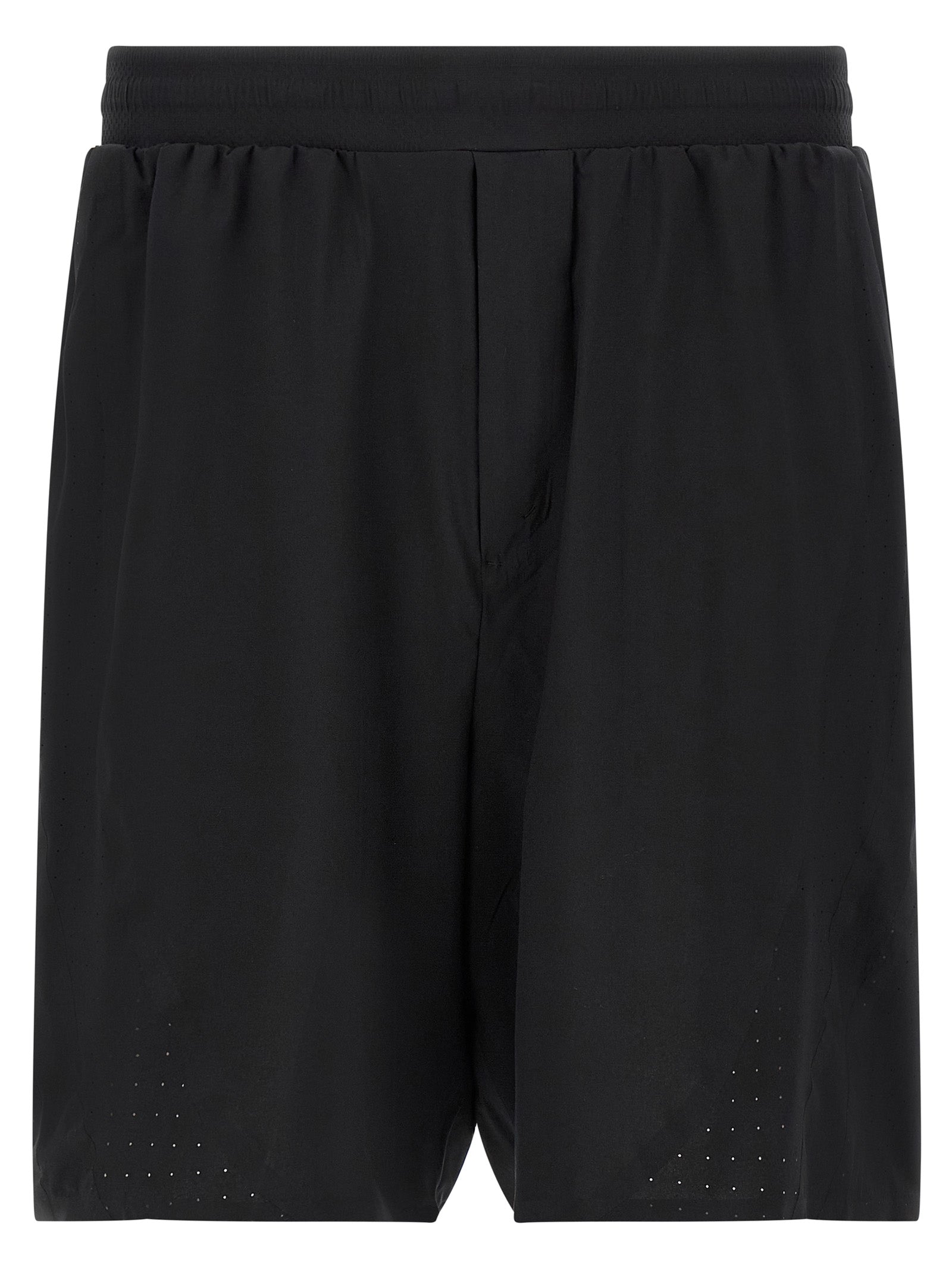 Y-3 Black Polyester Bermuda Shorts