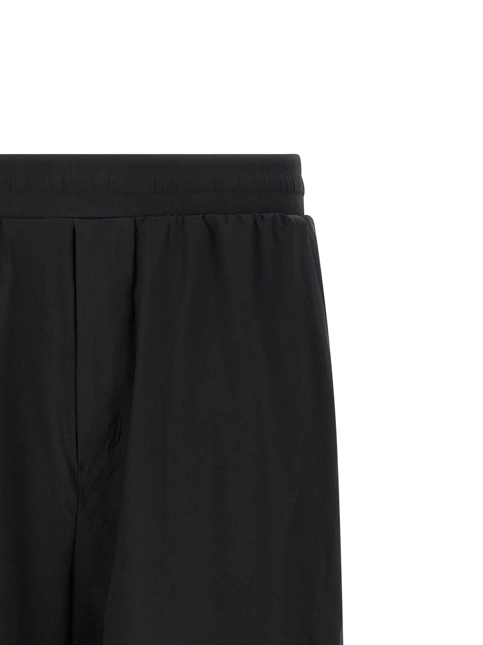 Y-3 Black Polyester Bermuda Shorts
