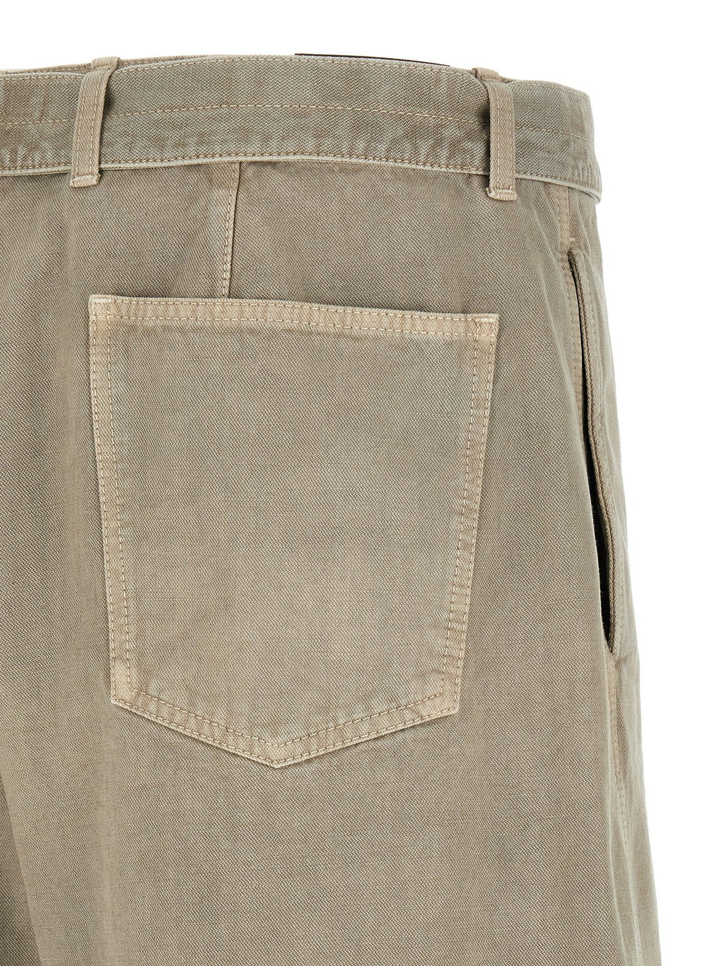 Lemaire Gray Cotton Bermuda Shorts