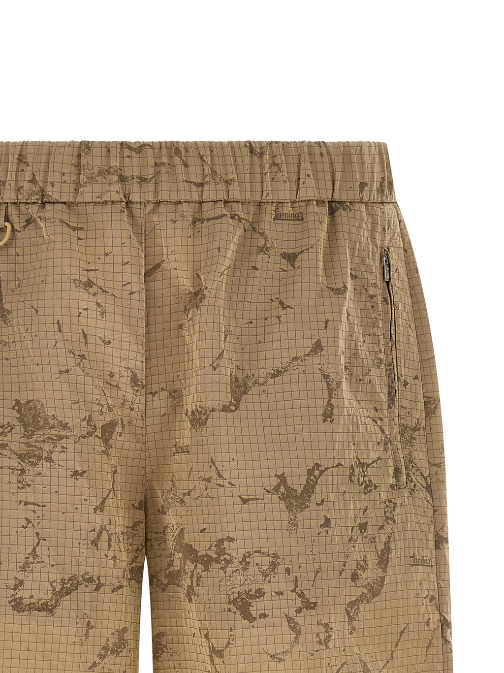LAMINAR Beige Polyamide Bermuda Shorts