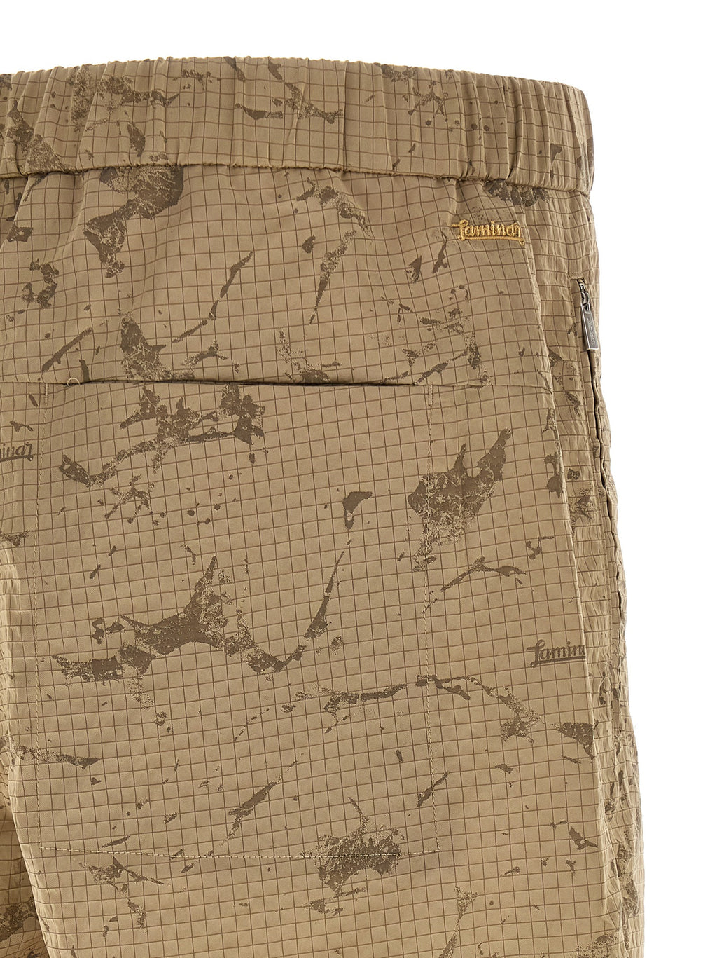 LAMINAR Beige Polyamide Bermuda Shorts