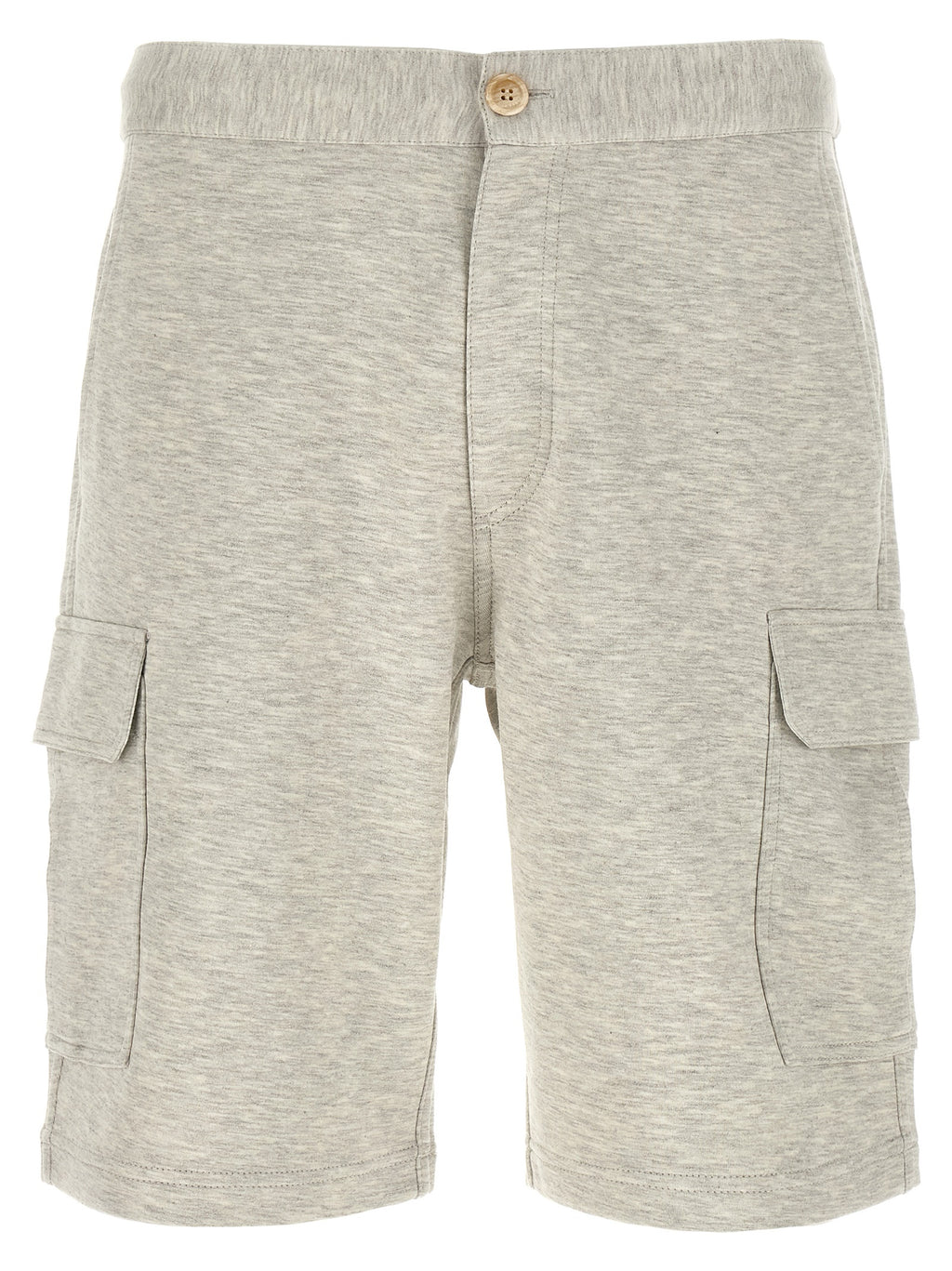 Brunello Cucinelli Gray Cotton Bermuda Shorts