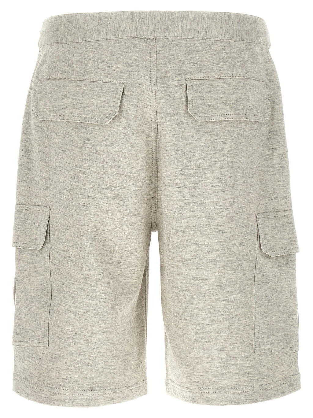 Brunello Cucinelli Gray Cotton Bermuda Shorts
