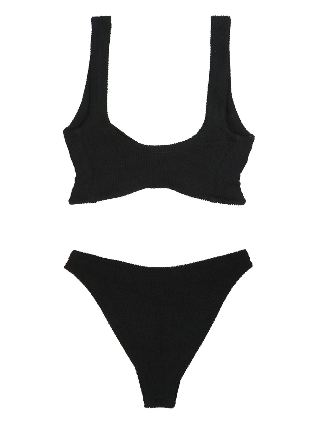Hunza G Black Nylon Bikini