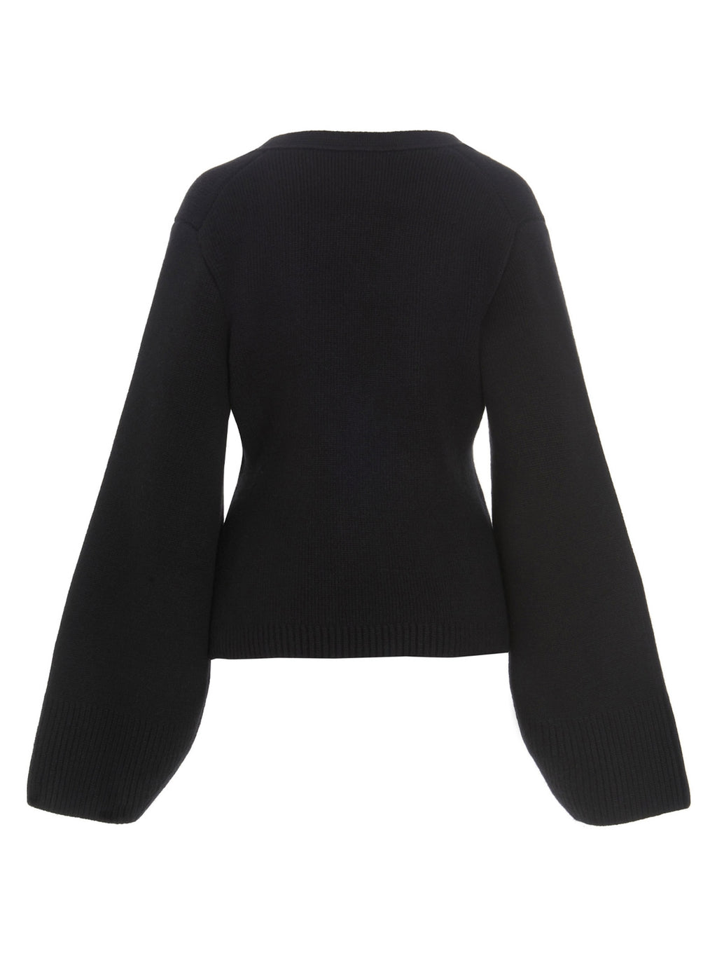 Khaite Black Cashmere Cardigan