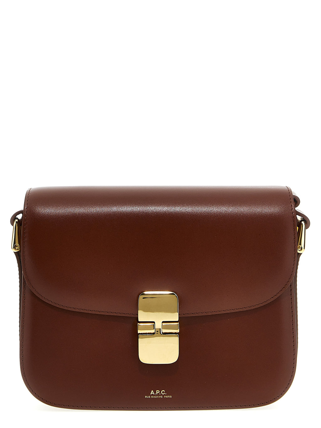A.P.C. Brown Cowhide Crossbody Bag