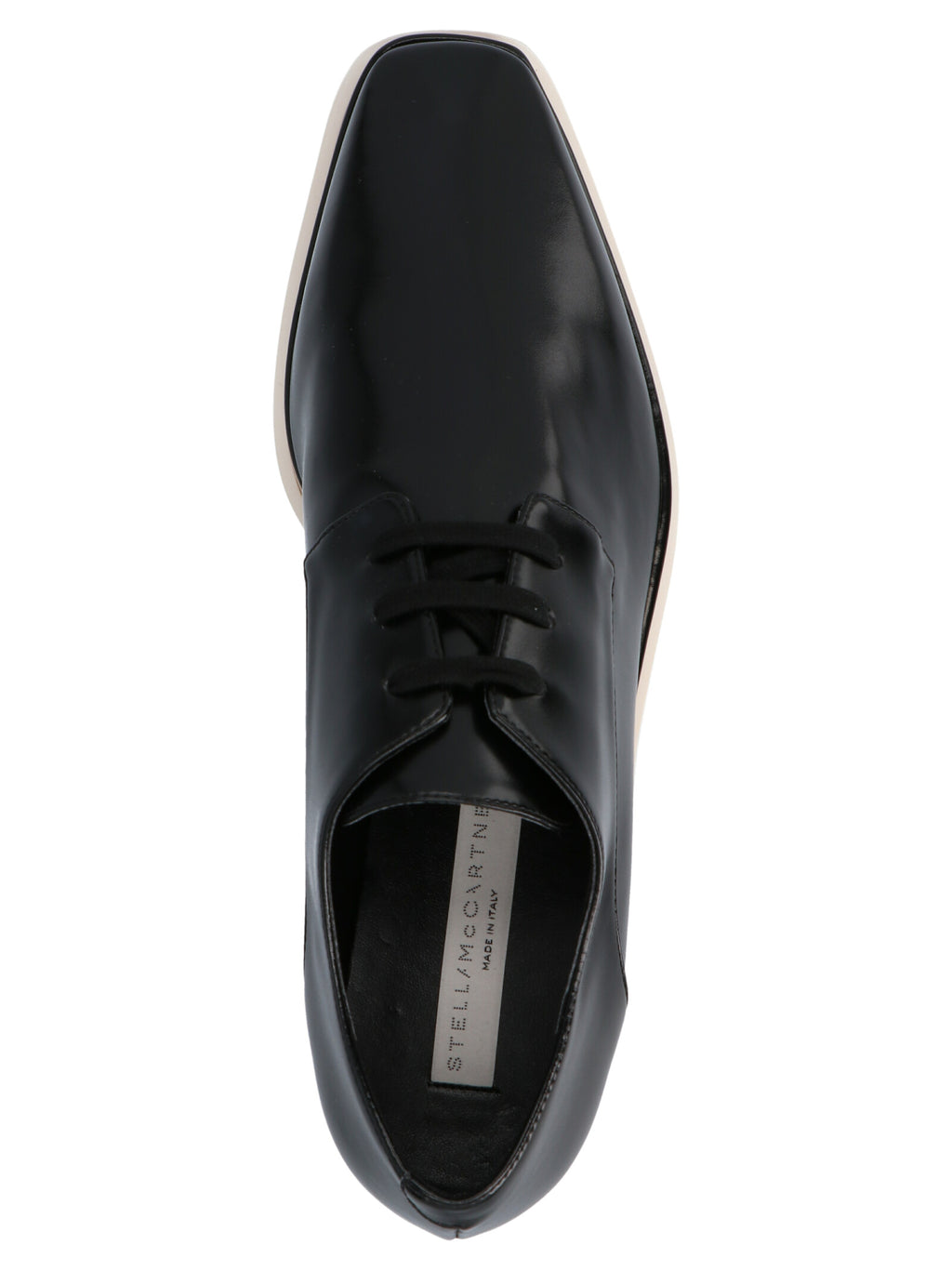 Stella McCartney Black Polyethylene Wedge Sandals