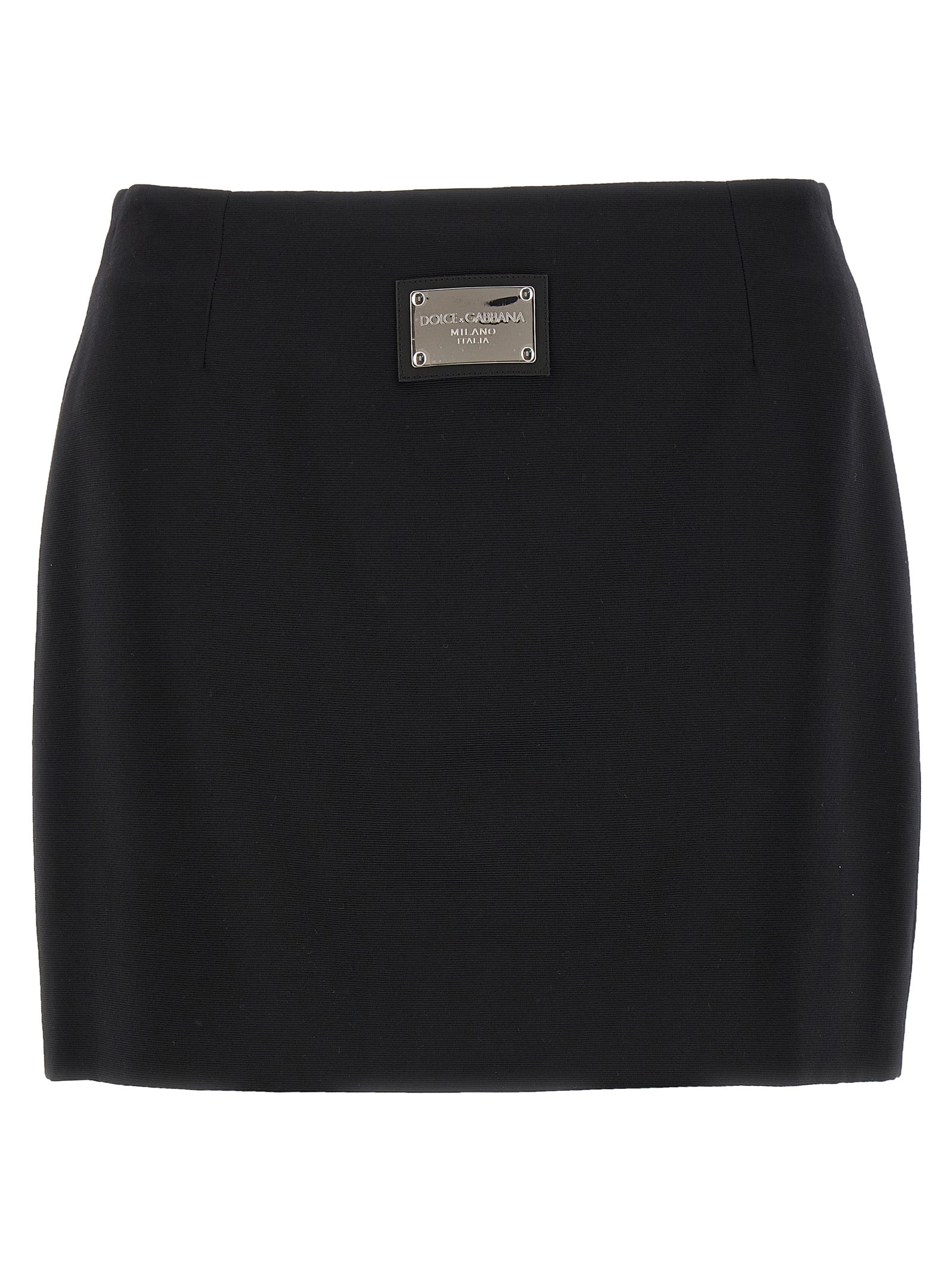 Dolce & Gabbana Black Viscose Long Skirt