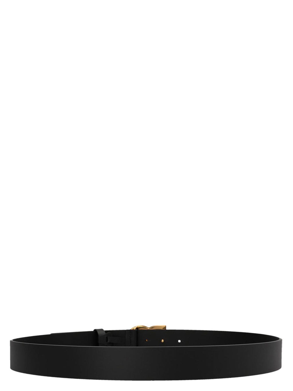 Dolce & Gabbana Black Lamb Leather Regular Belt