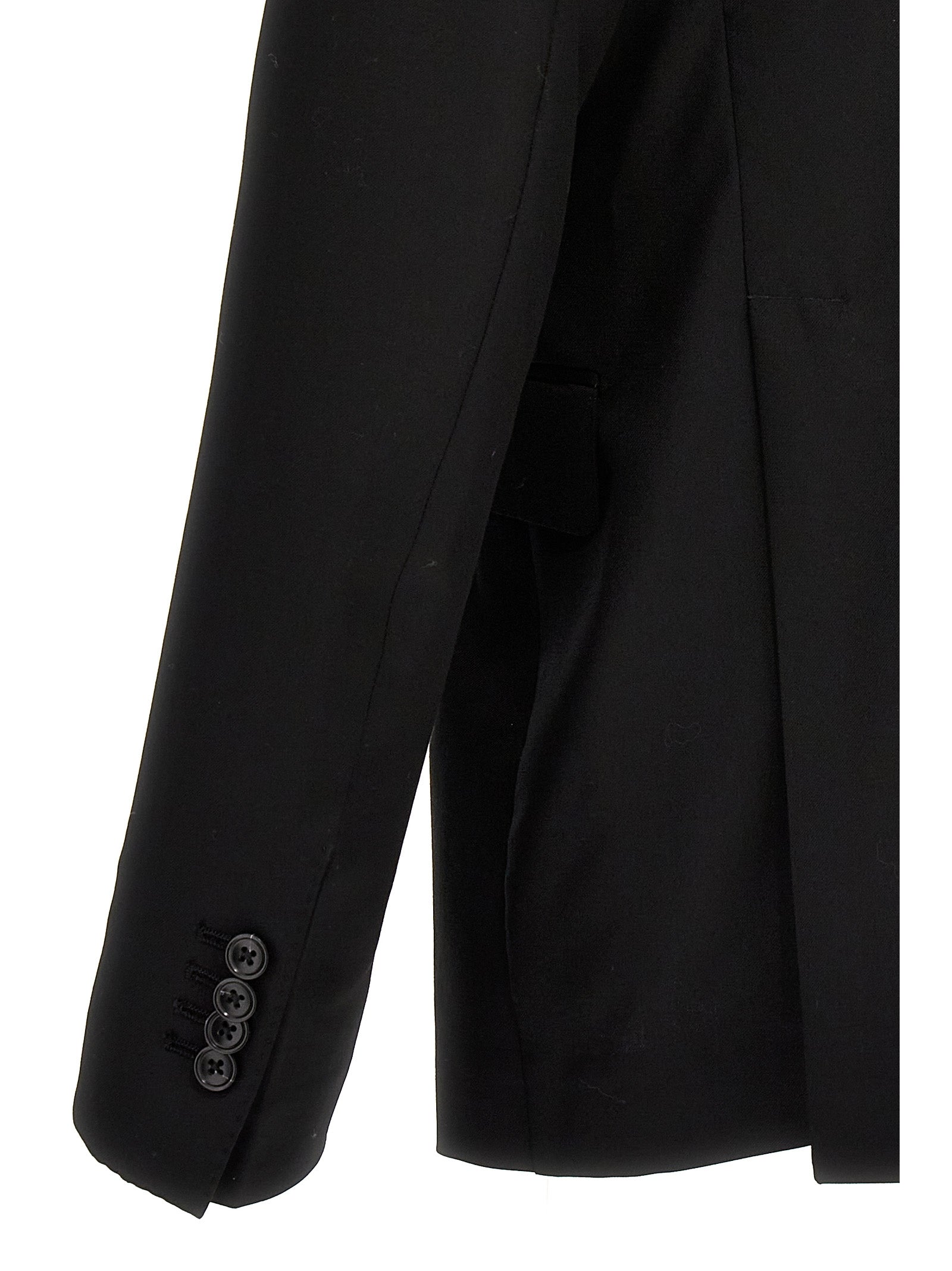 Tagliatore Black Virgin Wool Two-Piece Suit