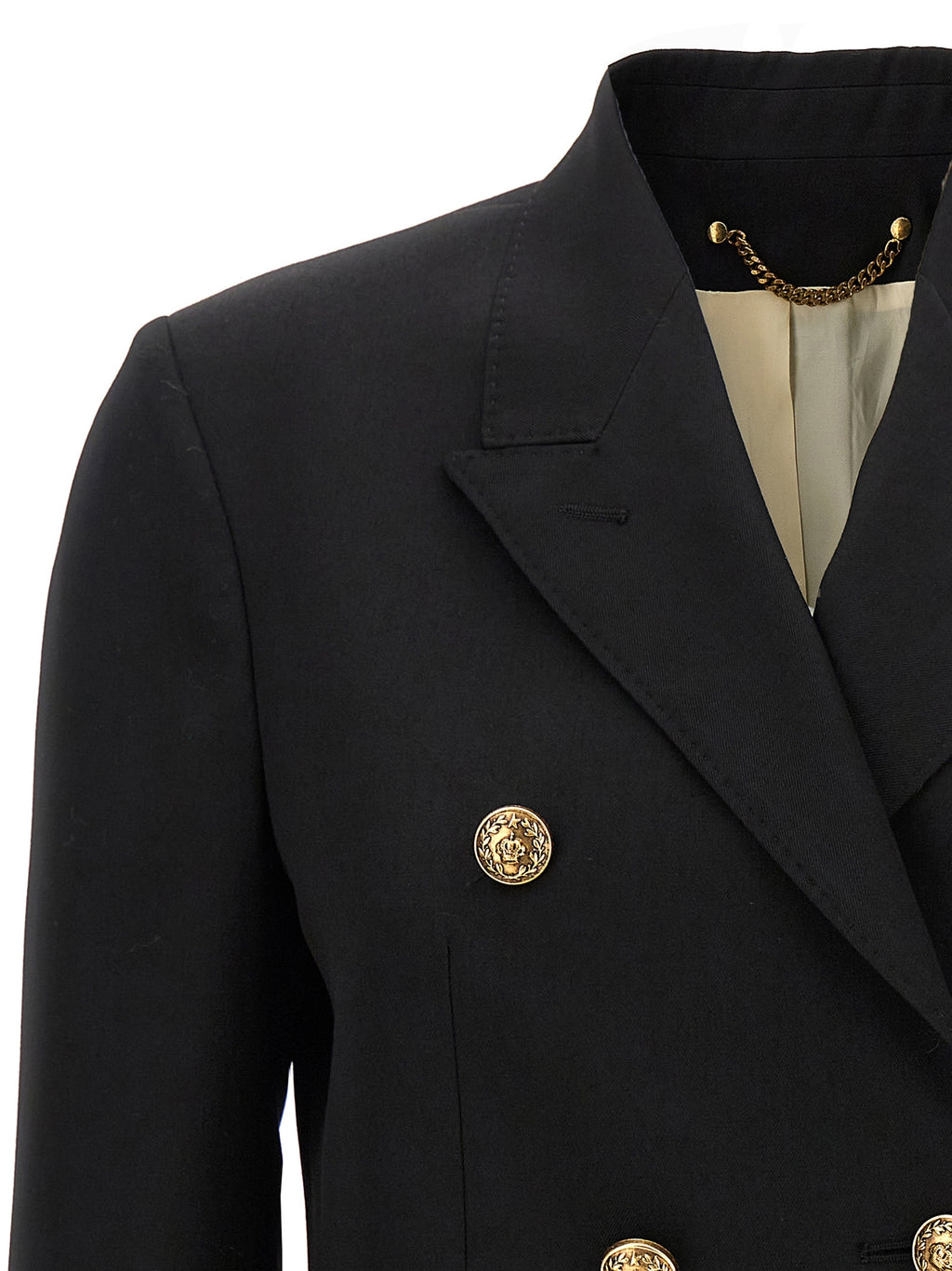 Golden Goose Black Virgin Wool Blazer