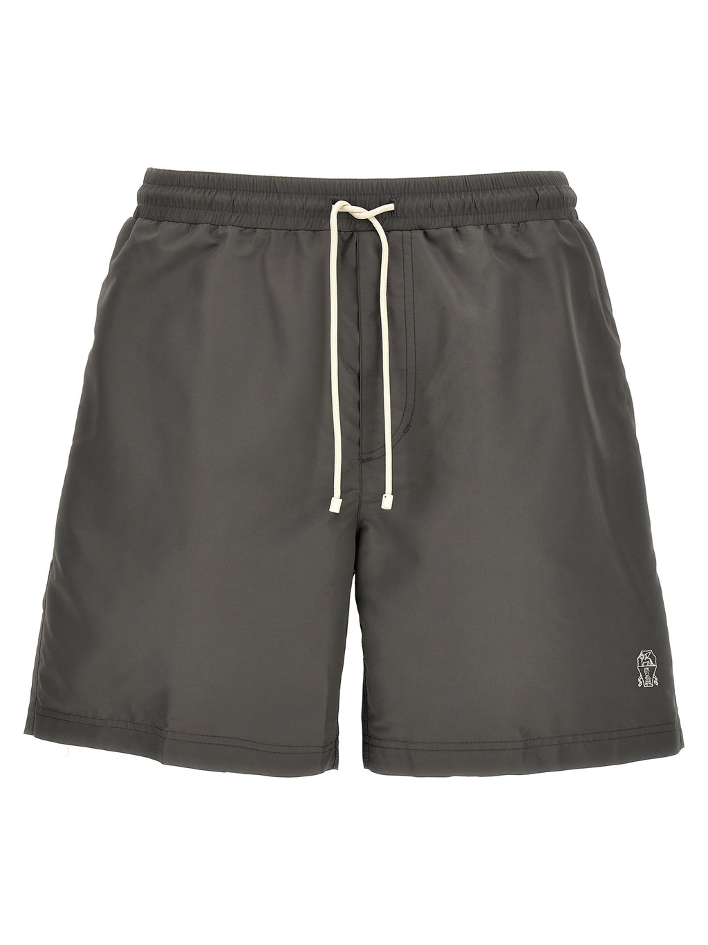 Brunello Cucinelli Gray Polyester Shorts