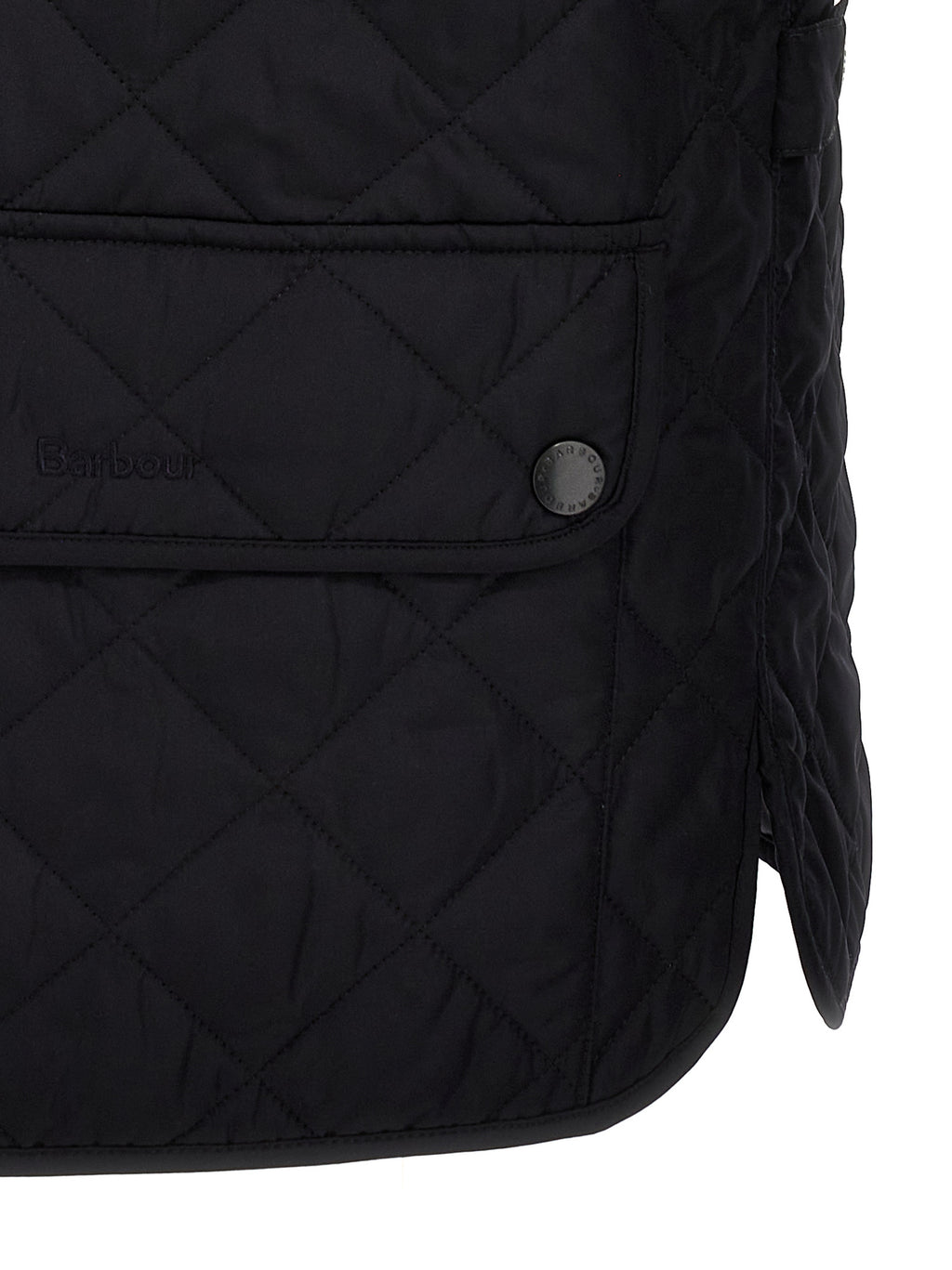 Barbour Blue Polyester Sleeveless Jacket