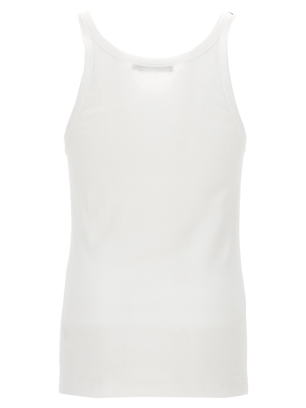 Dolce & Gabbana White Cotton Tank Tops