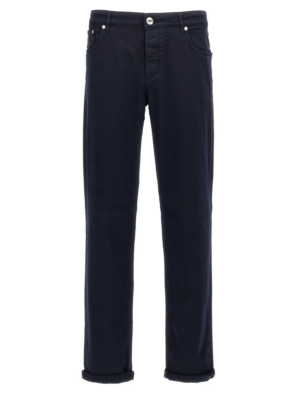 Brunello Cucinelli Blue Cotton Jeans Denim