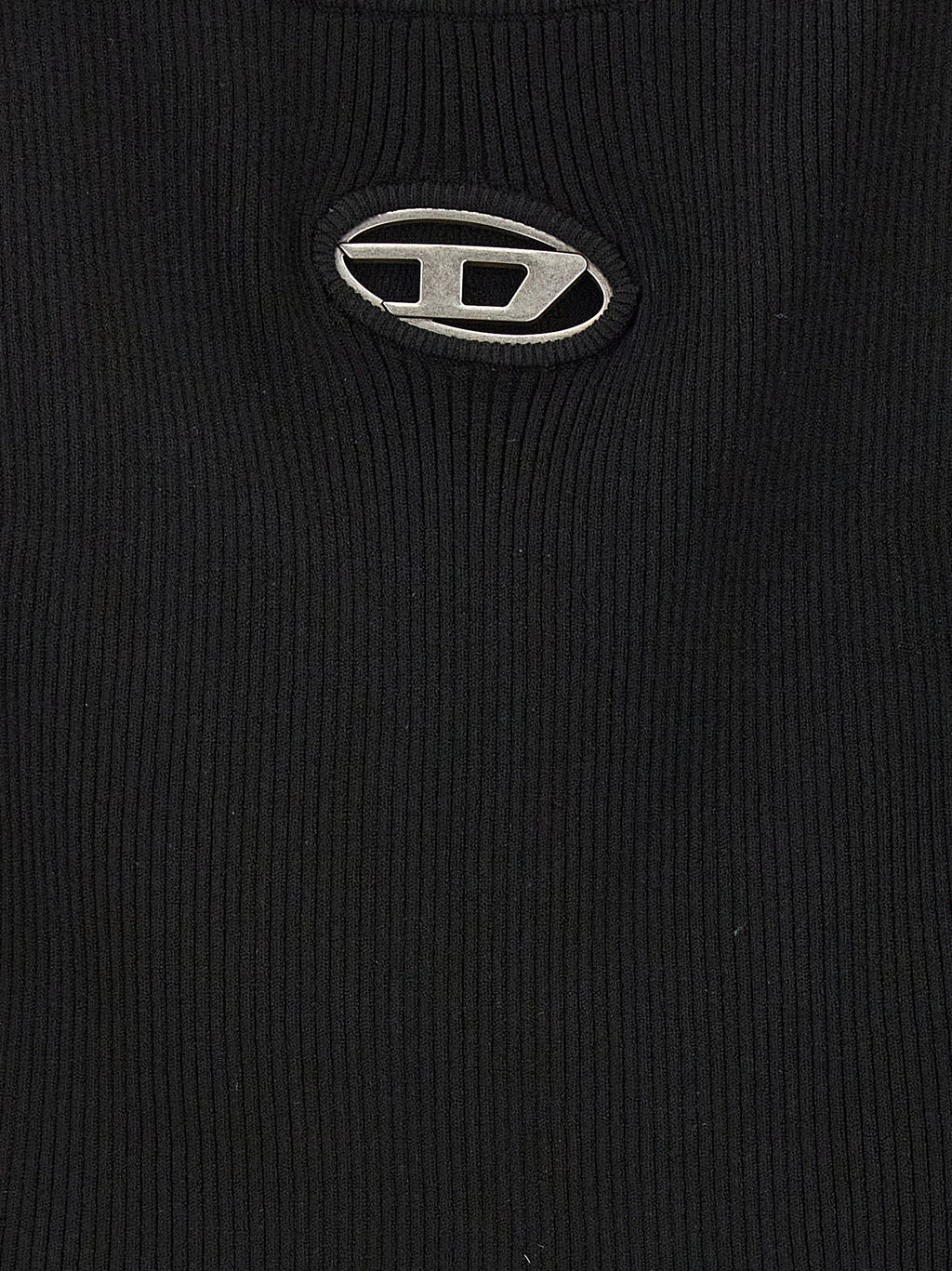 Diesel Black Viscose Cardigan