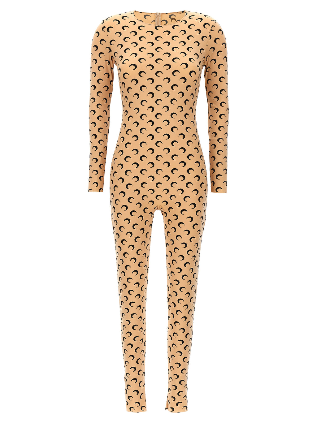 Marine Serre Beige Polyamide Jumpsuit