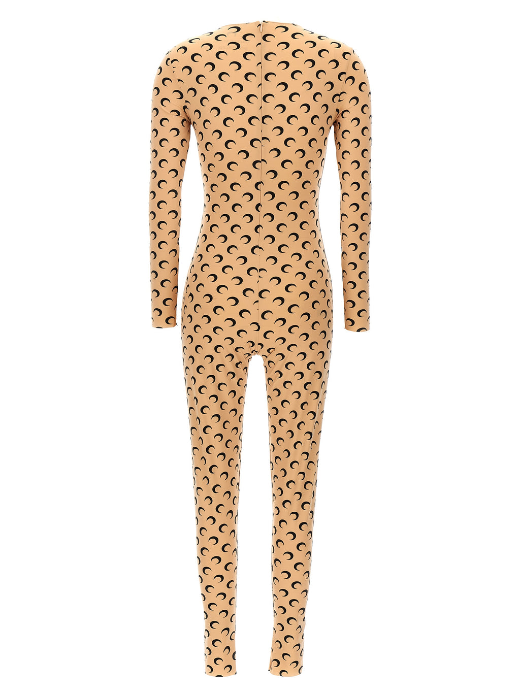 Marine Serre Beige Polyamide Jumpsuit