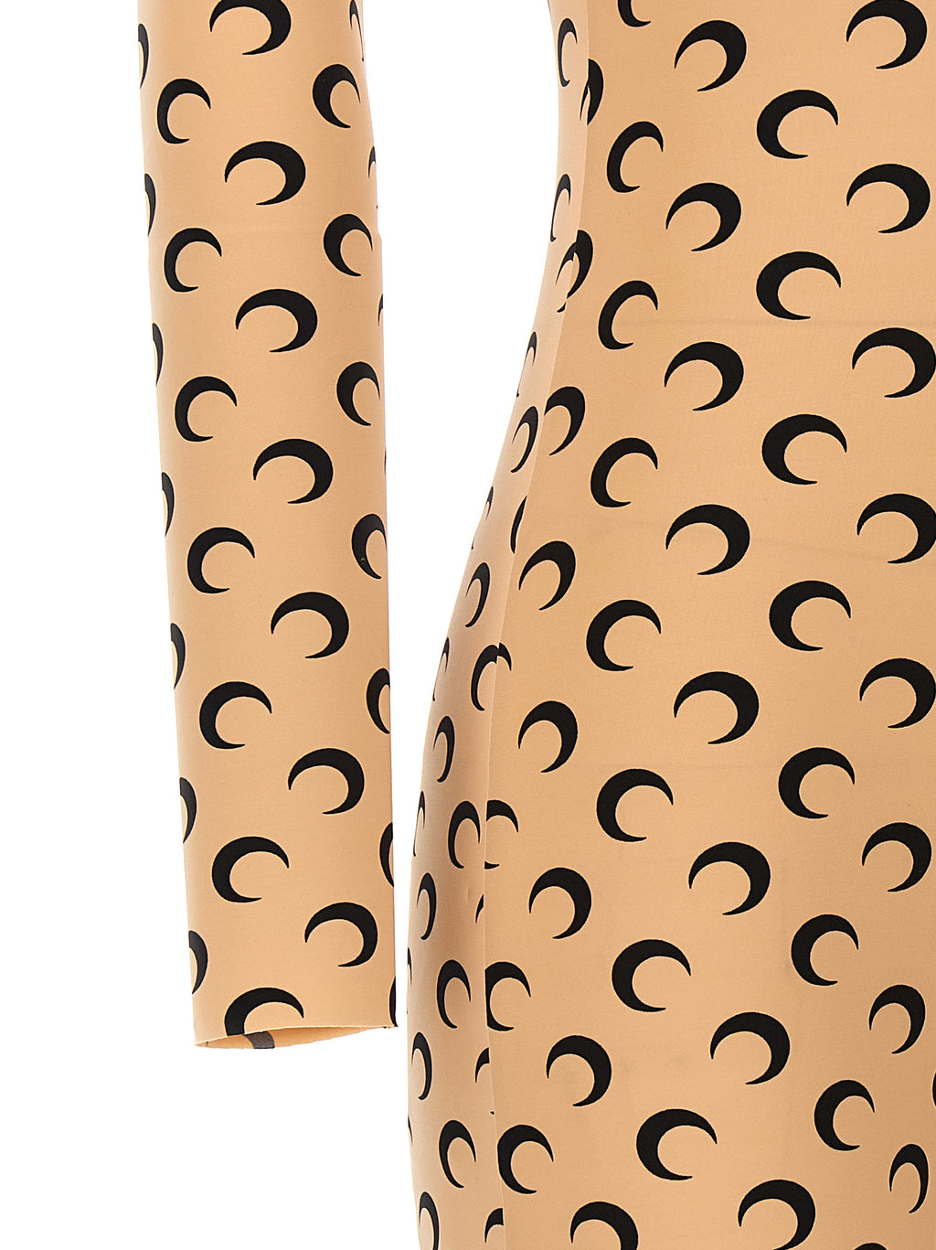 Marine Serre Beige Polyamide Jumpsuit