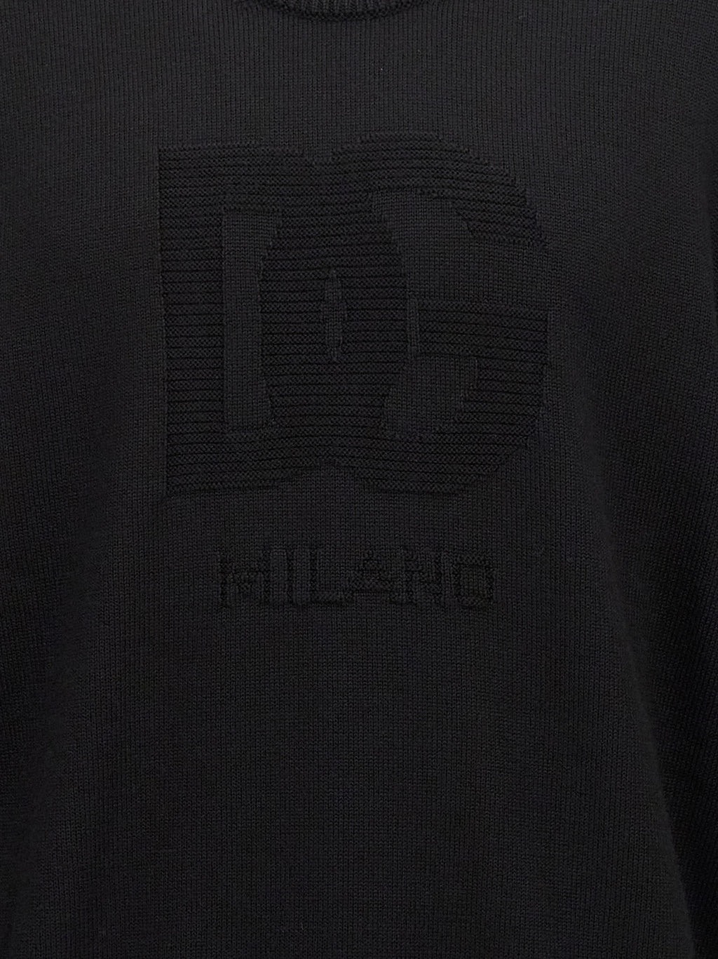 Dolce & Gabbana Black Virgin Wool Cardigan