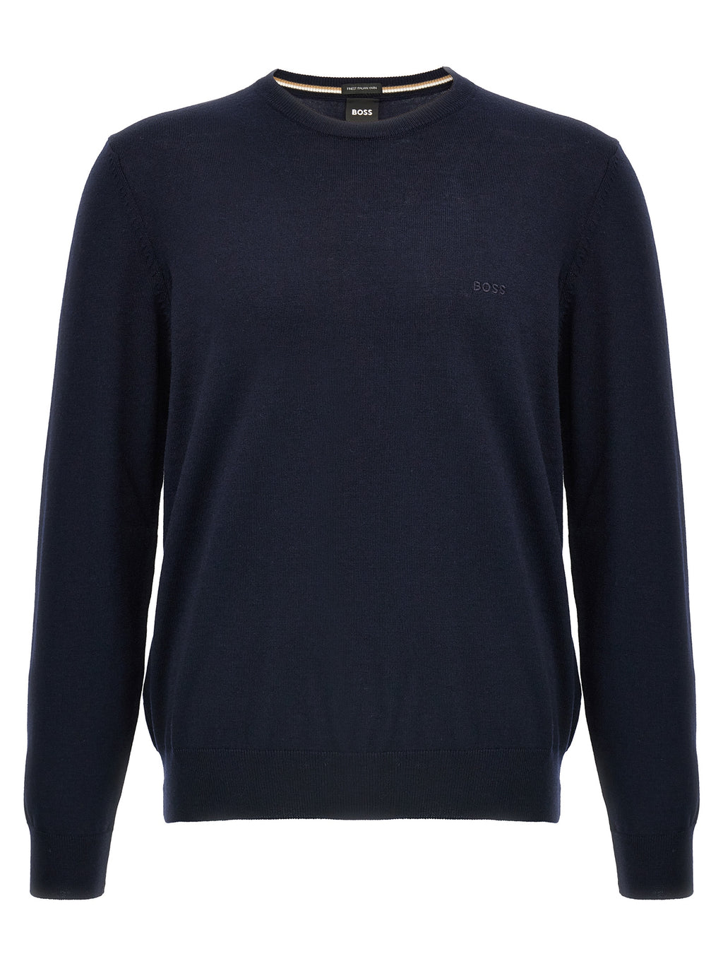 Hugo Boss Blue Virgin Wool Cardigan
