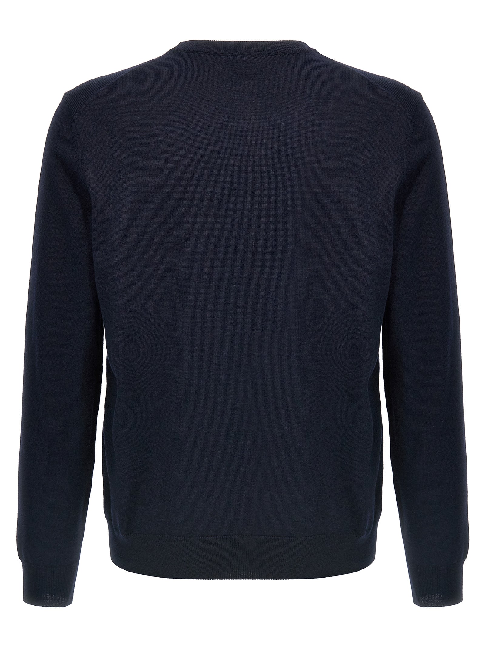 Hugo Boss Blue Virgin Wool Cardigan