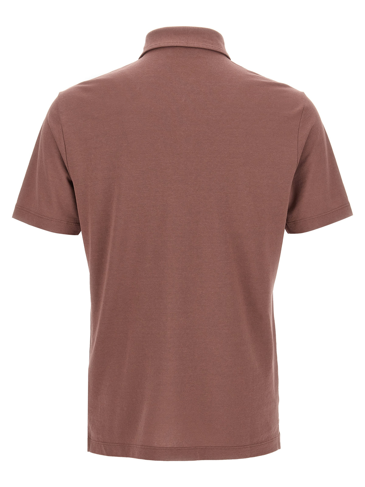 ZANONE Brown Cotton Polo Shirt
