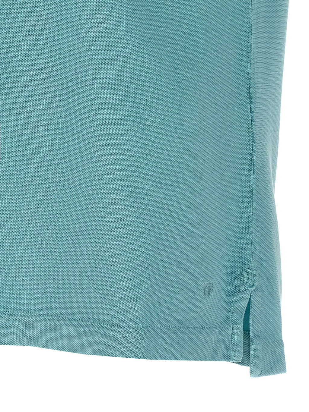 Tom Ford Blue Cotton Polo Shirt