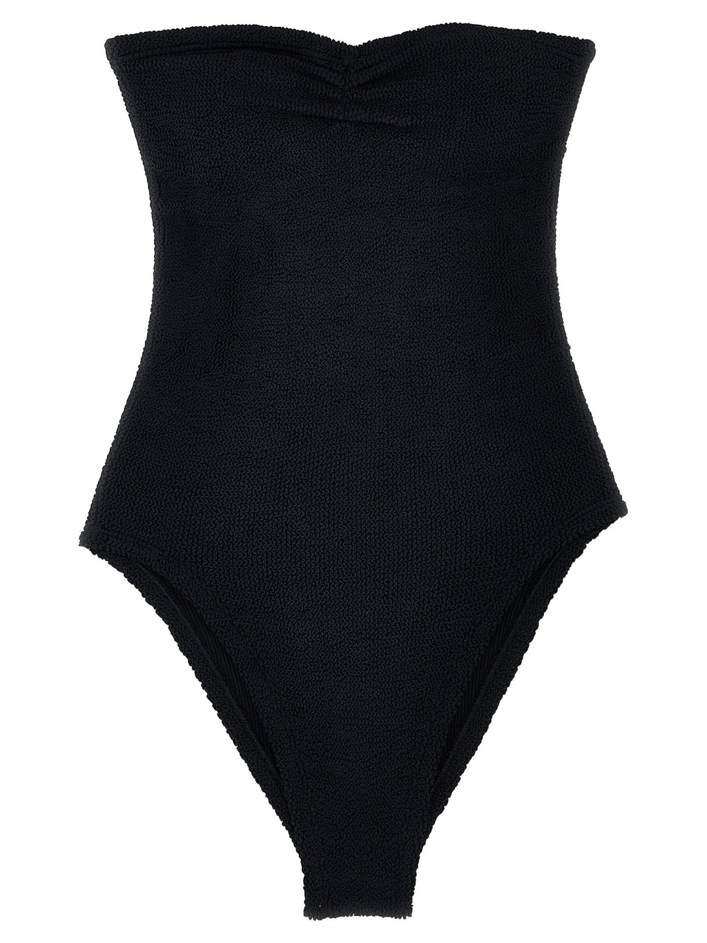 Hunza G Black Polyamide One-Piece Swimsuit