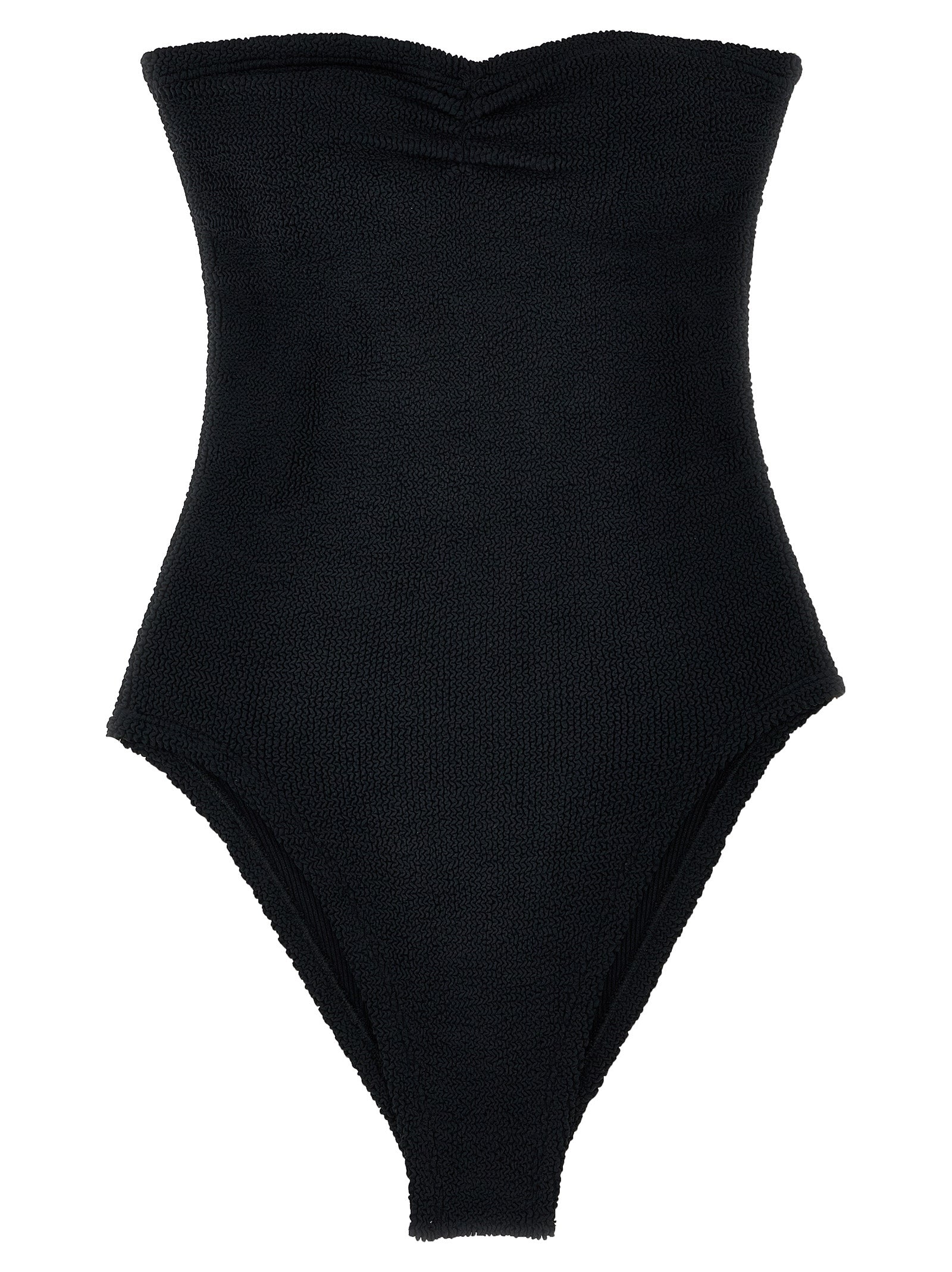 Hunza G Black Polyamide One-Piece Swimsuit
