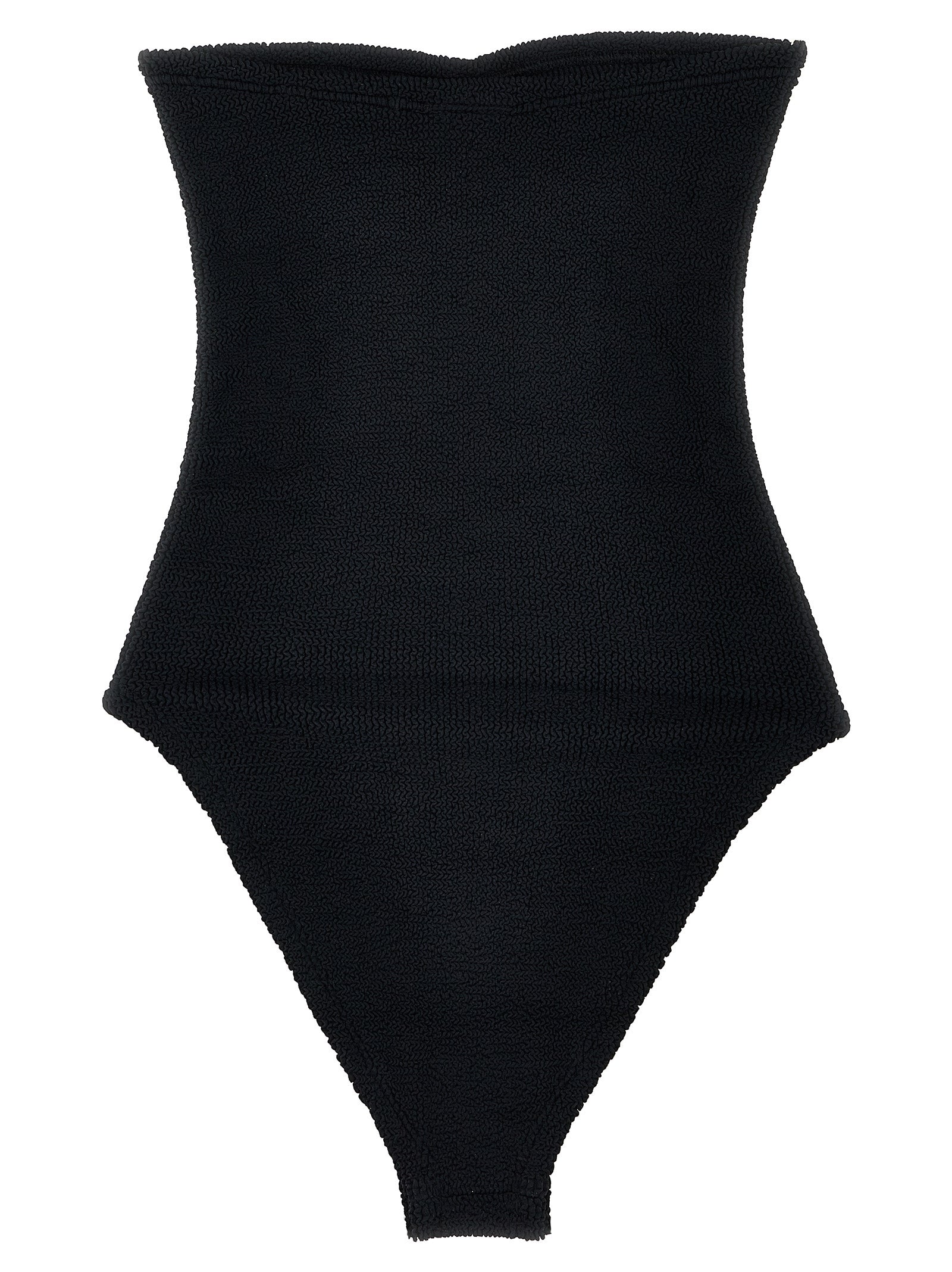 Hunza G Black Polyamide One-Piece Swimsuit