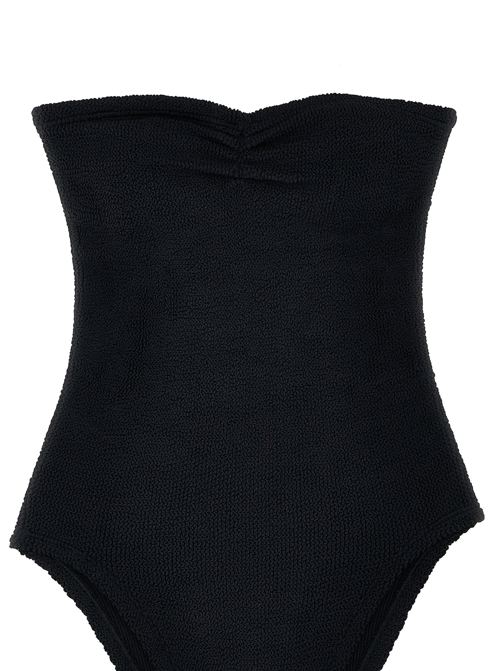 Hunza G Black Polyamide One-Piece Swimsuit
