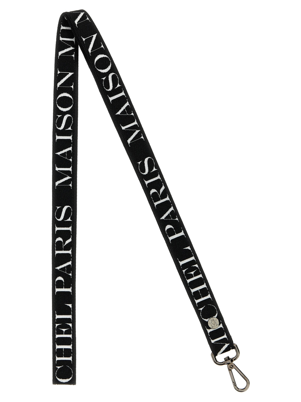 Maison Michel Bicolor Cotton Keychain