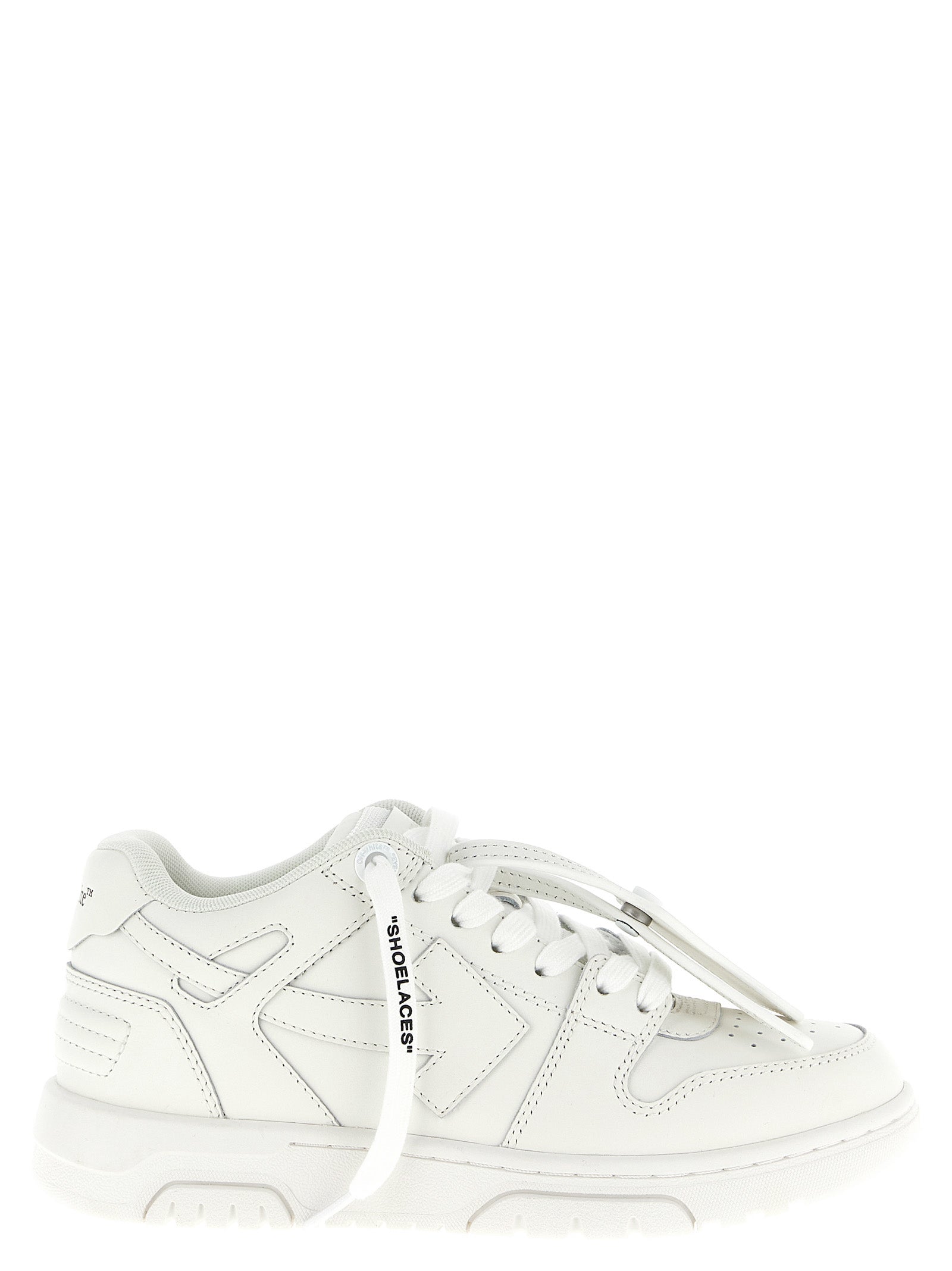 Off-White White Bovine Leather Sneakers