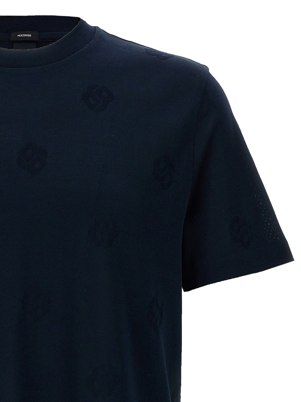 Hugo Boss Blue Cotton T-Shirt