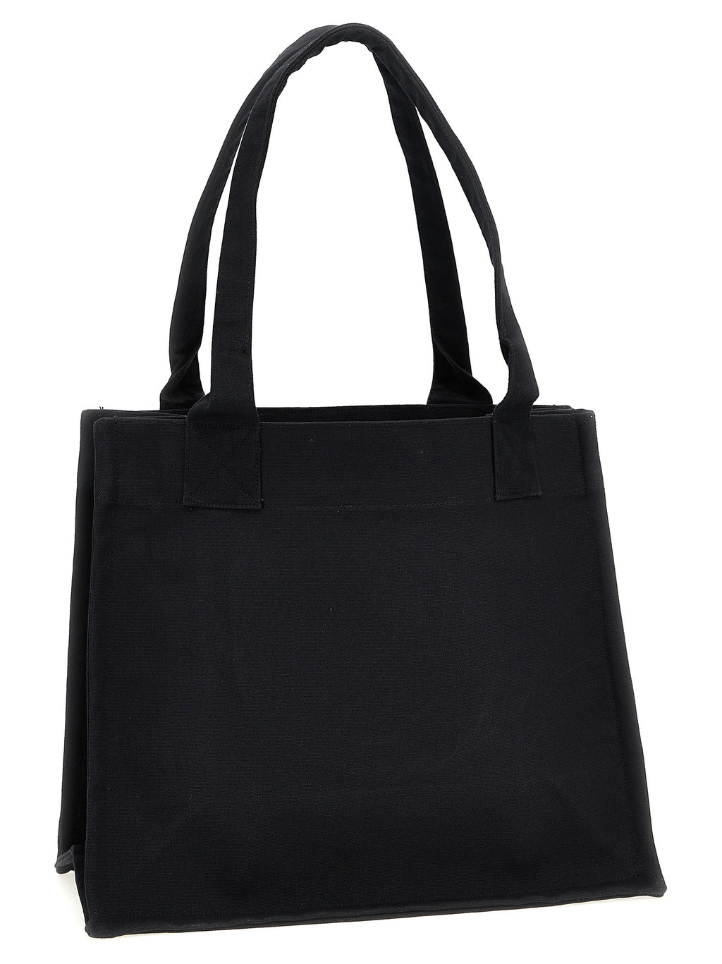 Ganni Bicolor Recycled Cotton Tote Bag