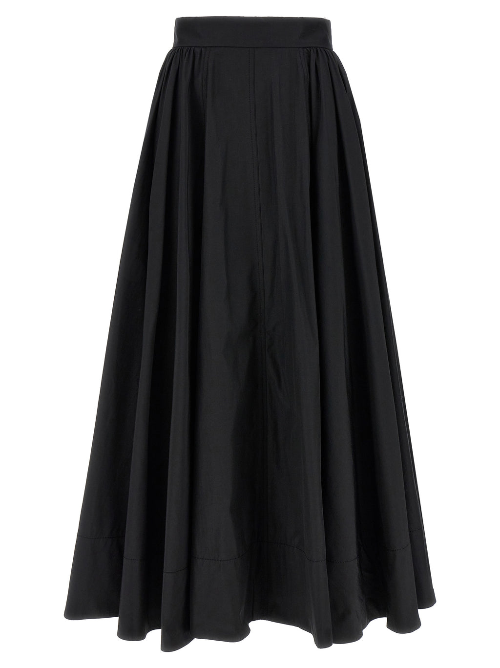The Andamane Black Polyester Mini Skirt